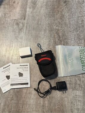 Panasonic LUMIX Digital Camera Accessory Bundle Black Focus Case